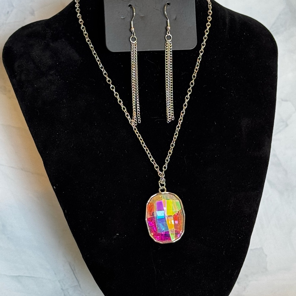 Oil spill Necklace